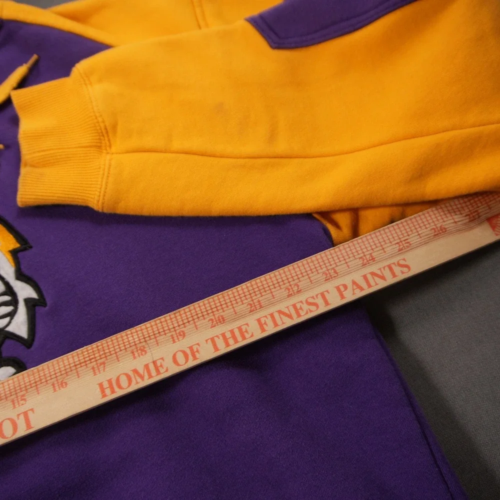 LSU Tigers Embroidered Raglan Colosseum Men Hoodie XL Retro Football Sport